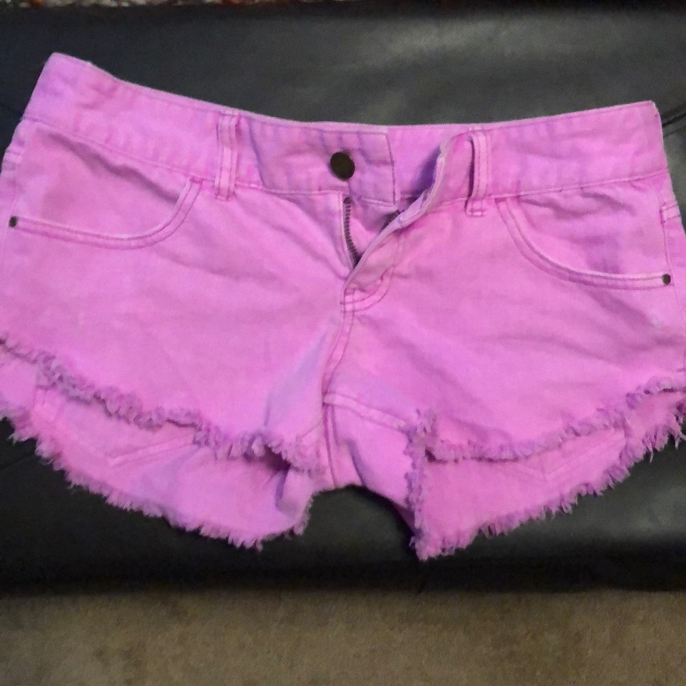 Billabong size 29 pink cut off shorts